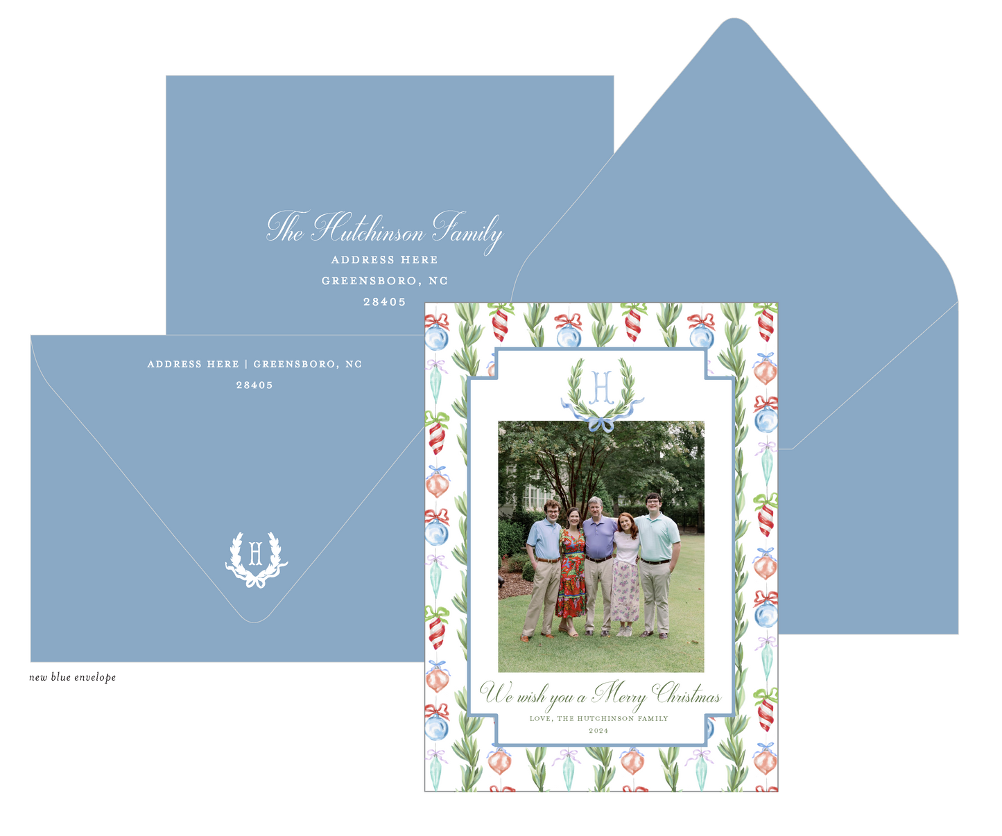 Candy Christmas Holiday Card
