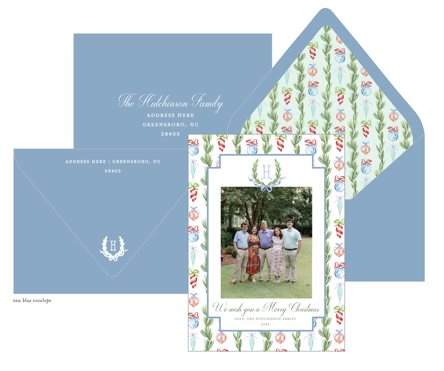 Candy Christmas Holiday Card