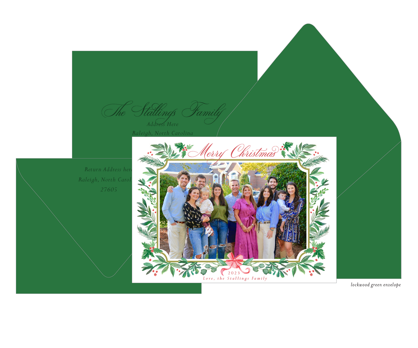 Deck the Halls Holiday Card