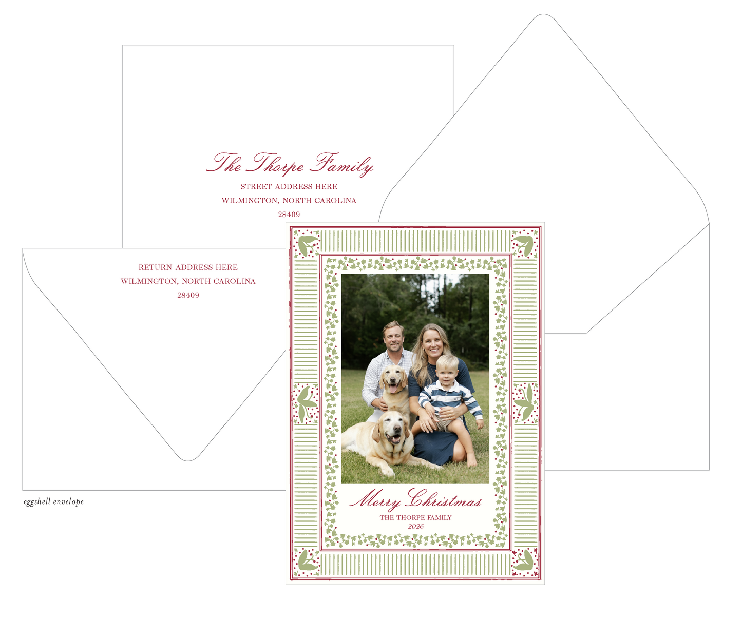 Holiday Border - Marble