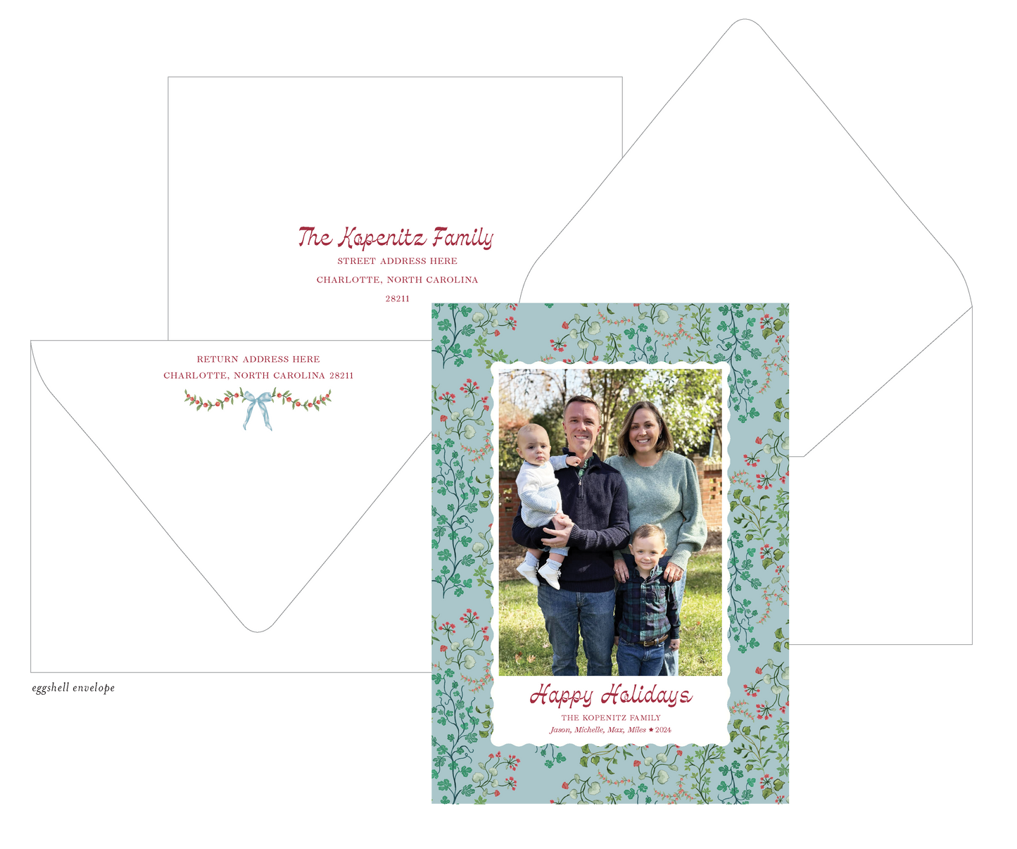 Winter Bloom Holiday Card