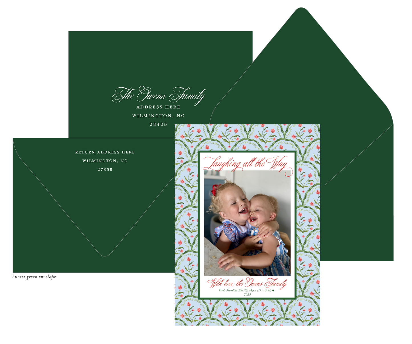 Laughing All The Way Holiday Card