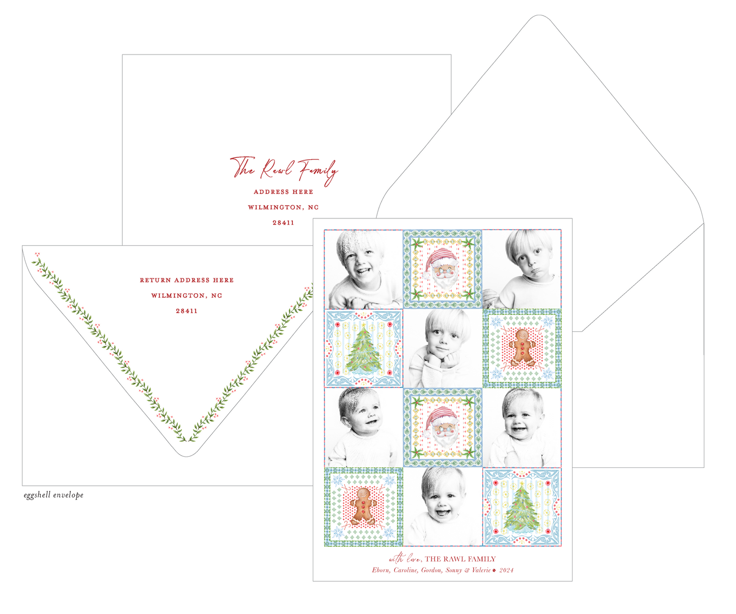 Holiday Tile Holiday Card