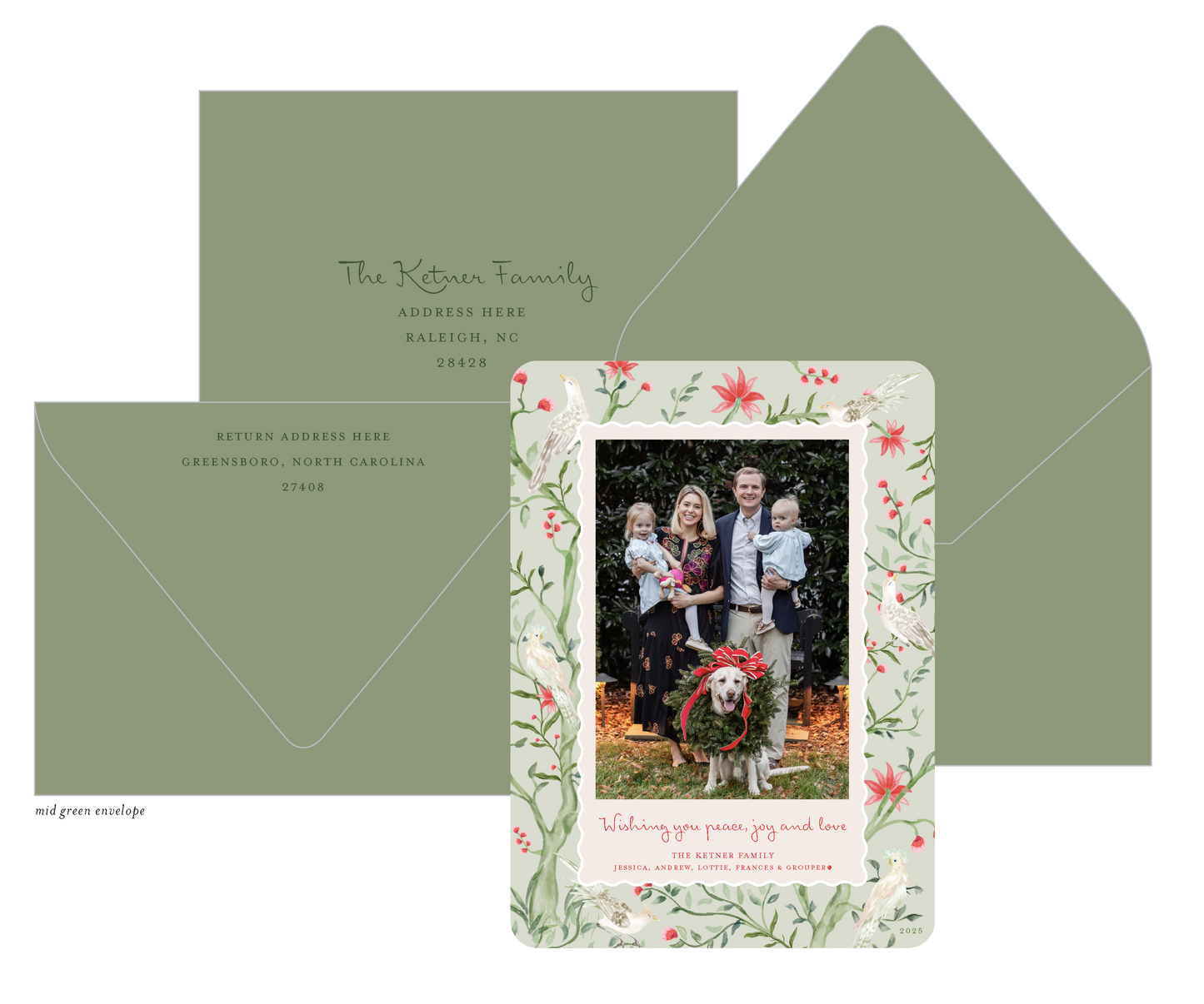Chinoiserie Cheer Holiday Card