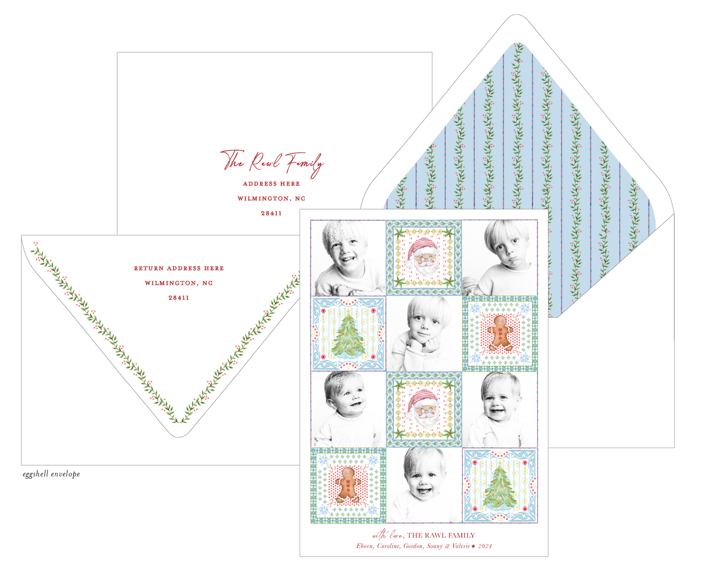 Holiday Tile Holiday Card