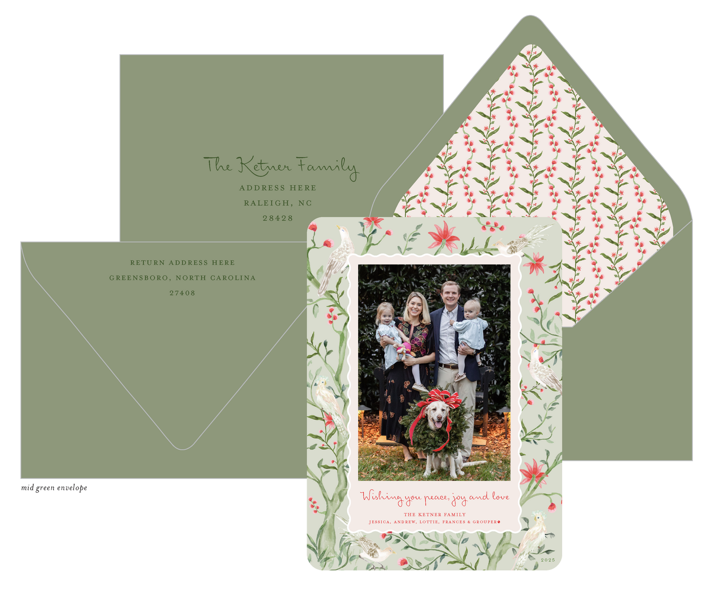 Chinoiserie Cheer Holiday Card