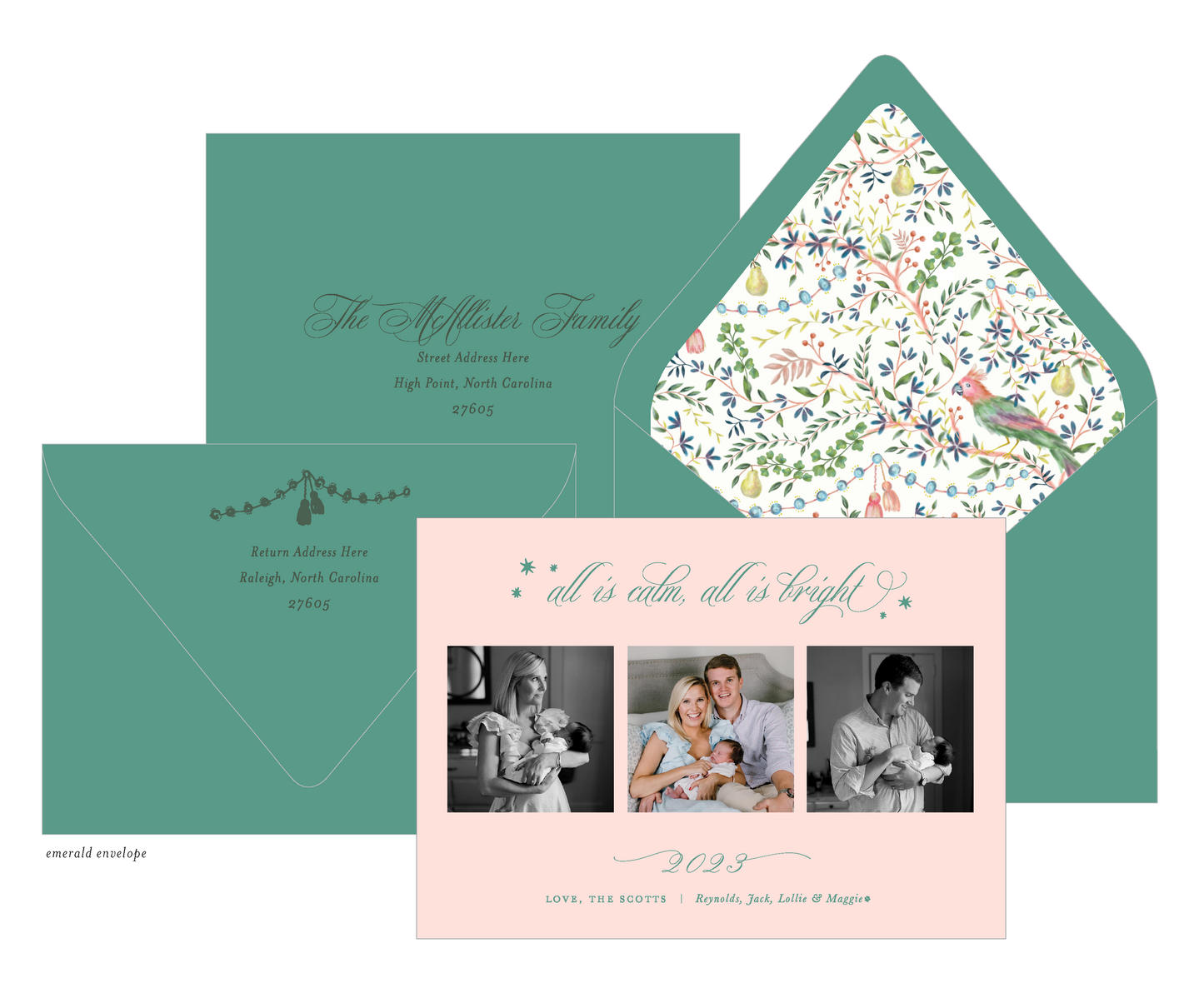 Partridge in a Pear Tree Holiday Card