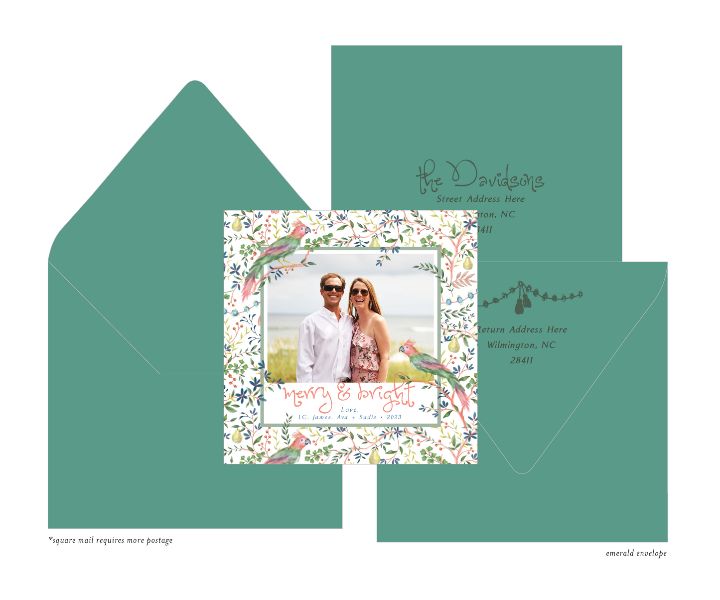 Partridge in a Pear Tree Holiday Card