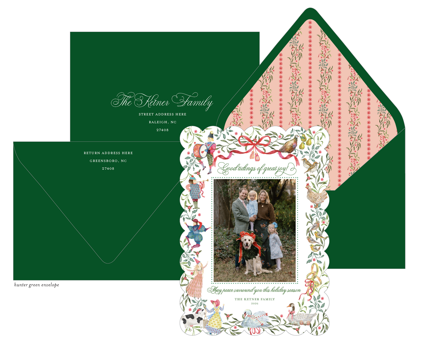 12 Days of Christmas Holiday Card