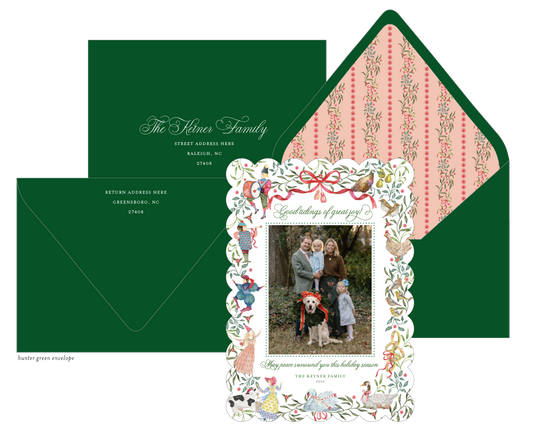 12 Days of Christmas Holiday Card