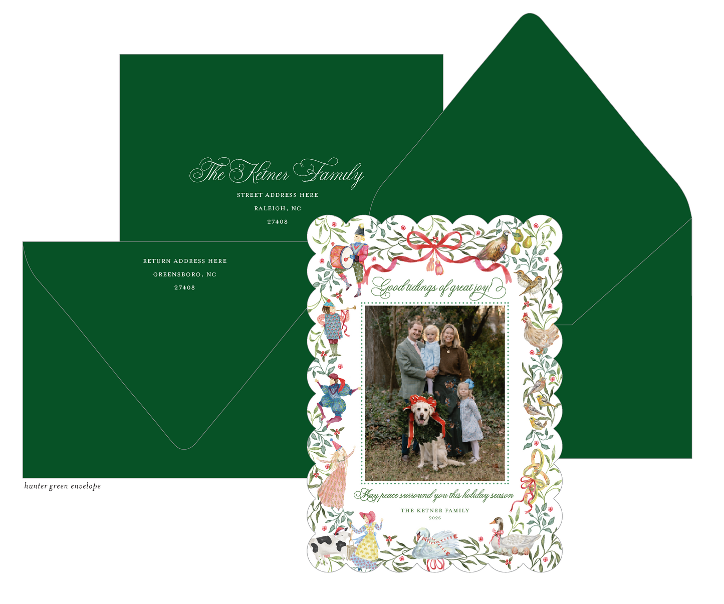 12 Days of Christmas Holiday Card