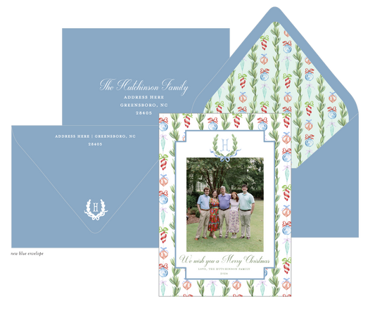 Candy Christmas Holiday Card