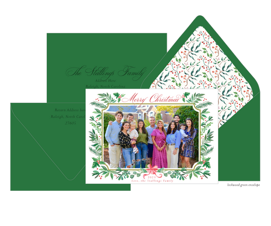 Deck the Halls Holiday Card