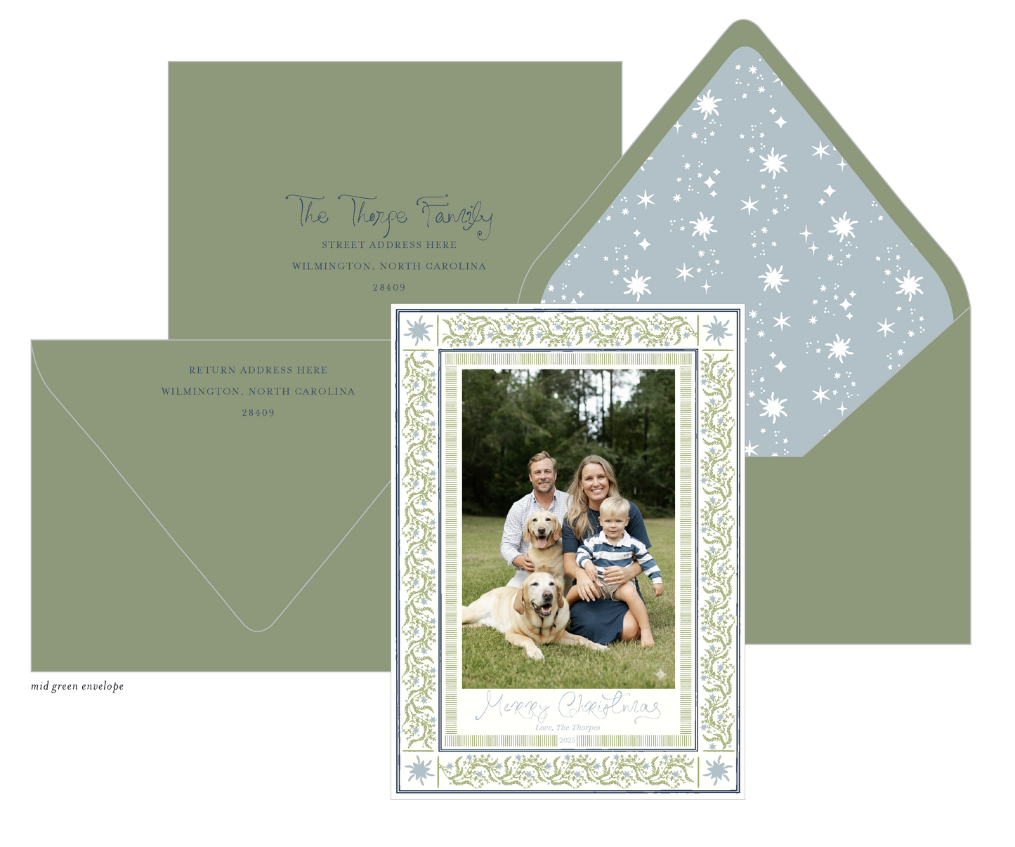 Holiday Border - Stars