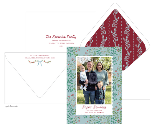 Winter Bloom Holiday Card