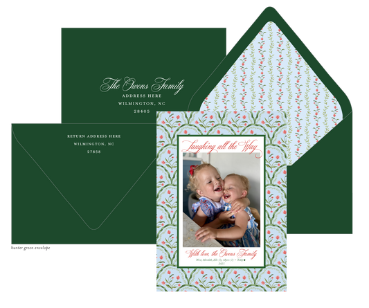 Laughing All The Way Holiday Card