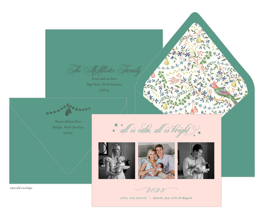 Partridge in a Pear Tree Holiday Card