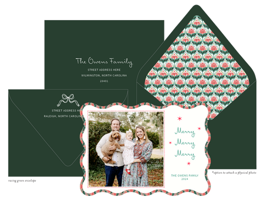 Under the Mistletoe Holiday Card