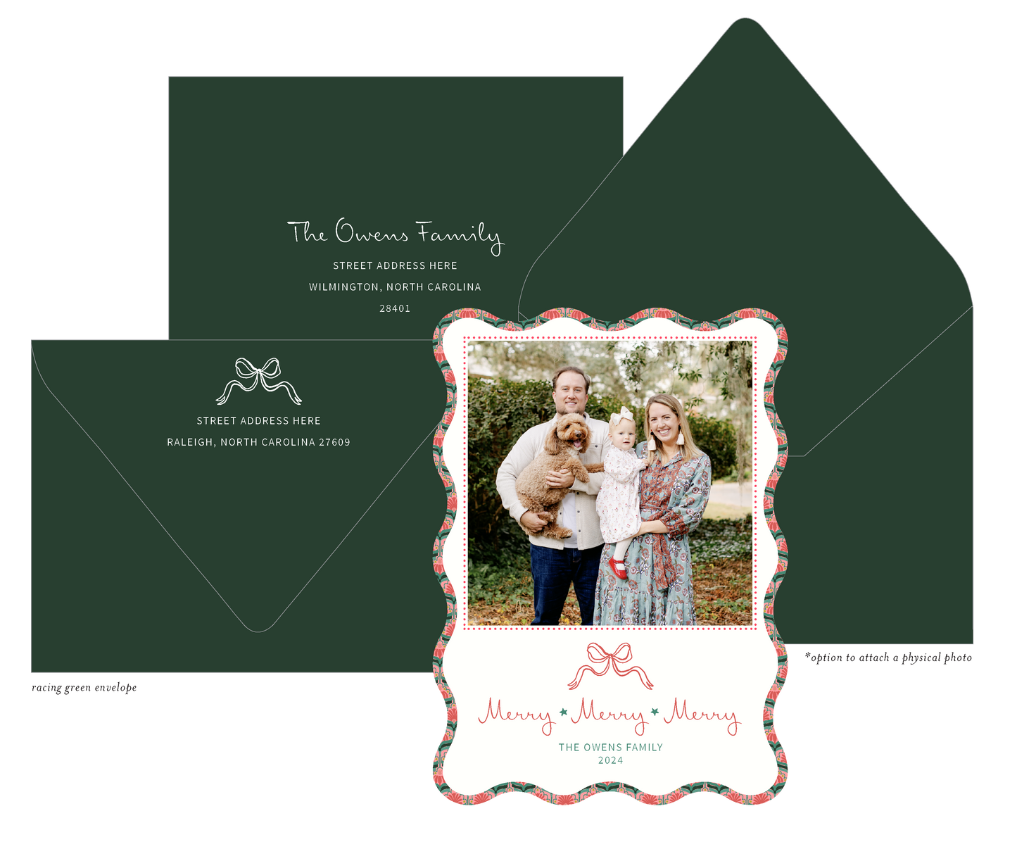 Under the Mistletoe Holiday Card