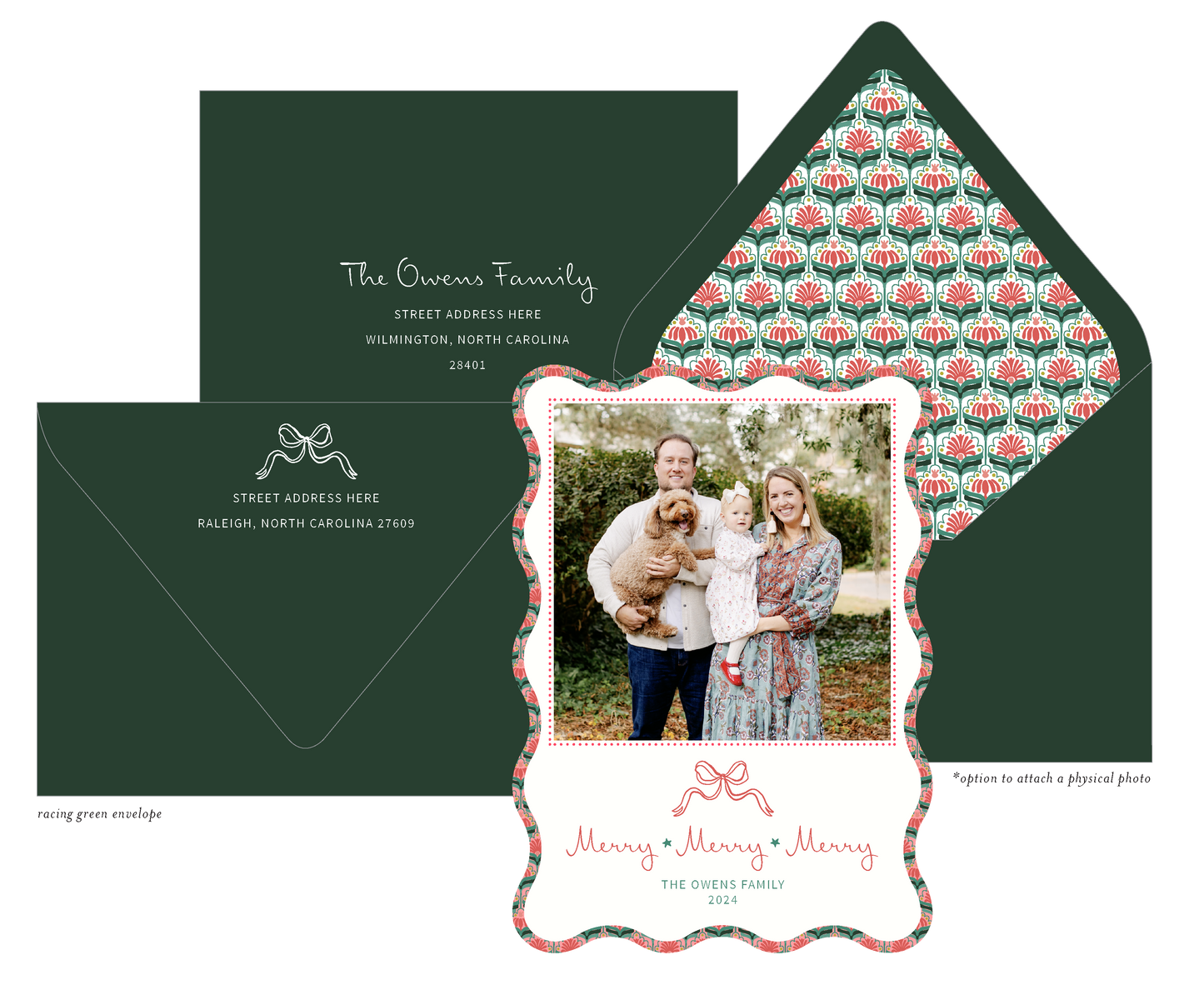 Under the Mistletoe Holiday Card